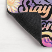 Bleibe Wild Moon Child Mousepad (Ecke)