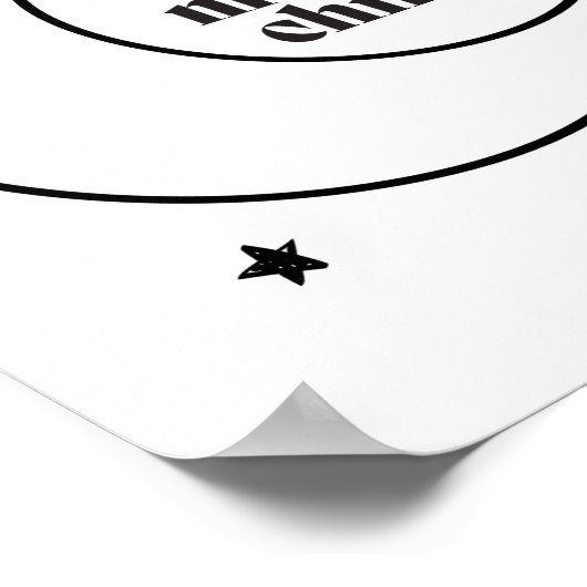 Bleibe Wild Moon Child Poster (Ecke)