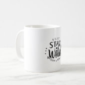 Bleibe Wild Moon Child Tasse (Vorderseite Links)