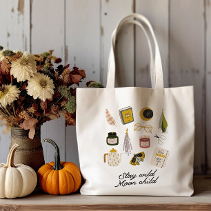 Bleibe Wild Moon Child Tragetasche