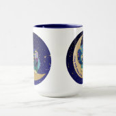 BLEIBE WILD MOON KIND Chow 15 oz Tasse (Zentrum)