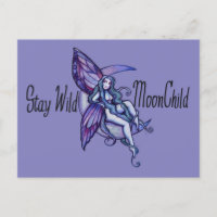 Bleibe Wild MoonChild Moon Kindermädchen Lila