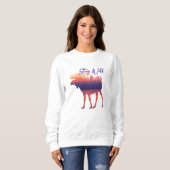 Bleibe Wild Moose Sweatshirt (Vorne ganz)