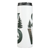 Bleibe Wild - Naturlich Inspiriert Design Thermosbecher (Rückseite)