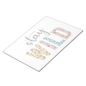 Bleibe Wild Notizblock (angewinkelt)