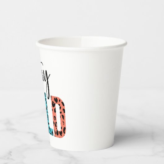 Bleibe Wild Pappbecher (Links)