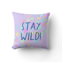 "Bleibe Wild!" Pastel Rainbow Leopard Print