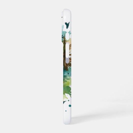 Bleibe Wild Phone Case | Arsenal für Naturkunde iPhone 16 Hülle (Linke Seite)