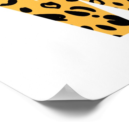 Bleibe Wild Poster (Ecke)