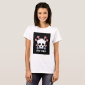Bleibe Wild Schädelpilze svg, Style Human Skull S T-Shirt (Vorne ganz)