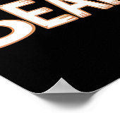 Bleibe Wild sei bärenartig Poster (Ecke)