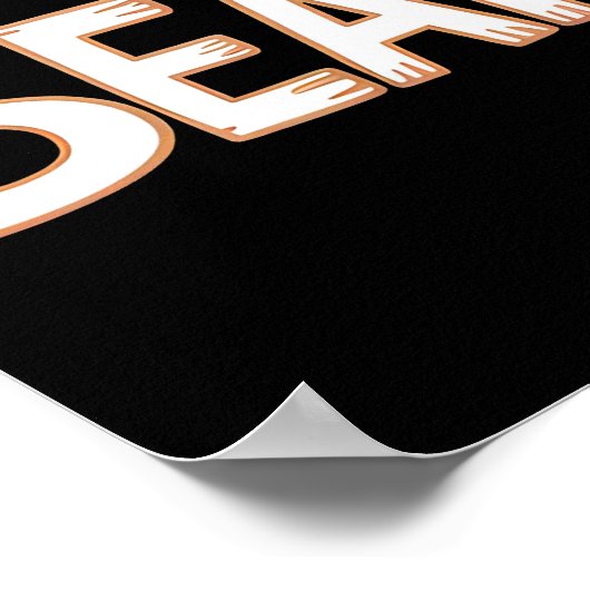 Bleibe Wild sei bärenartig Poster (Ecke)