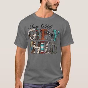 Bleibe Wild Sinti und Roma Child Cowhide Serape Bo T-Shirt
