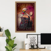 Bleibe Wild Sinti und Roma Child Poster (Heimbüro)