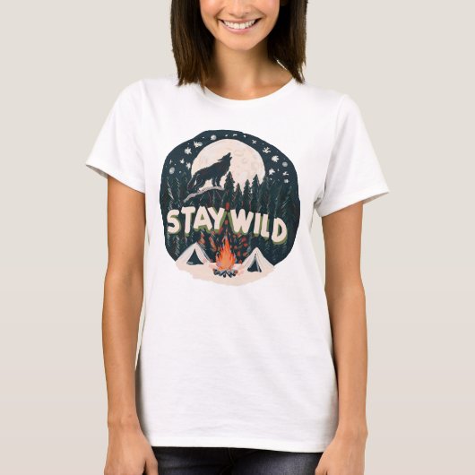 Bleibe Wild T-Shirt (Vorderseite)