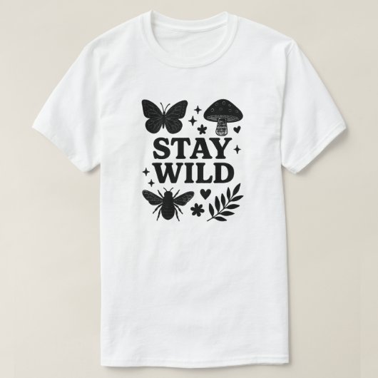 BLEIBE WILD T-Shirt (Design vorne)