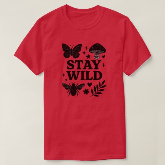 BLEIBE WILD T-Shirt (Design vorne)