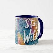Bleibe Wild T - Shirt | Boho Nature Inspiriert Shi Tasse (VorderseiteRechts)