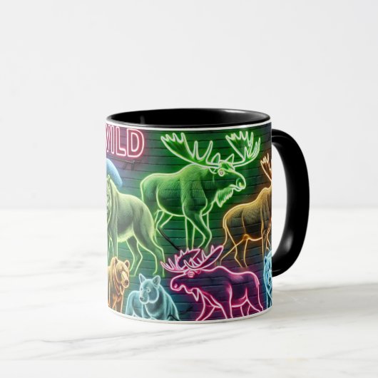 Bleibe Wild Tasse (VorderseiteRechts)
