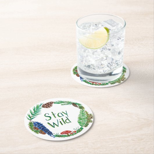 Bleibe Wild Untersetzer Set (Vor Ort)