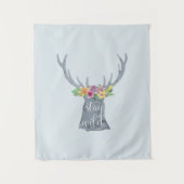 Bleibe Wild Wandteppich (Vorderseite)