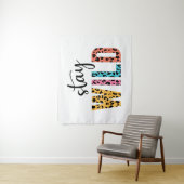 Bleibe Wild Wandteppich (Beispiel)