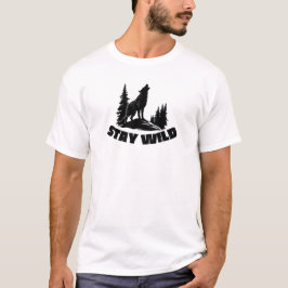 Bleibe Wild Wolf T-Shirt