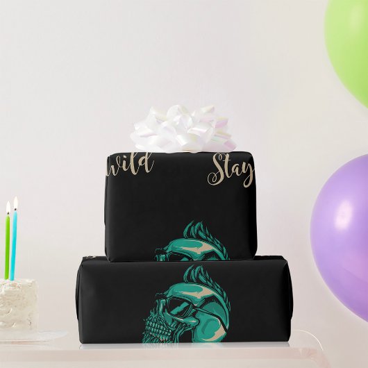 Bleibe Wild Wrapping Paper Geschenkpapier