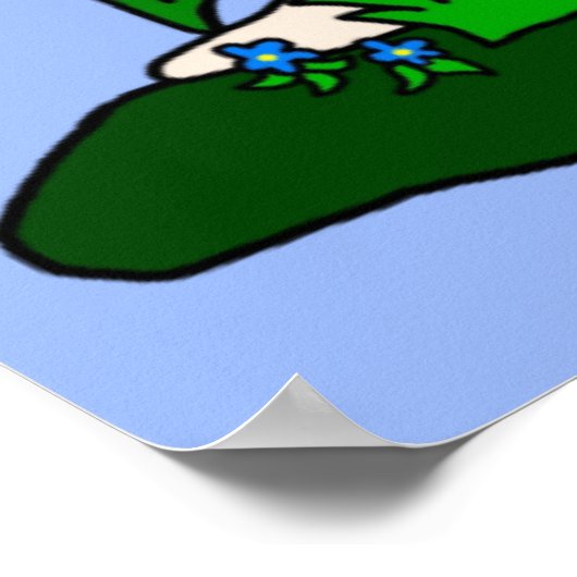 Bleibe Wildkind der Fee Poster (Ecke)