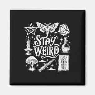 Bleibe Witchy Vibes Witch Spooky Season Happy Magnet
