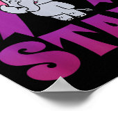Bleibe World Needs You Elephant 988 Suicide Preven Poster (Ecke)