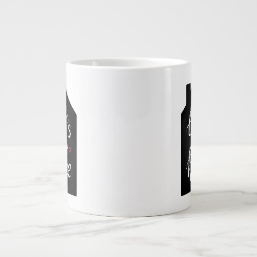 Bleibe Zuhause 2 Jumbo-Tasse (Vorderseite)