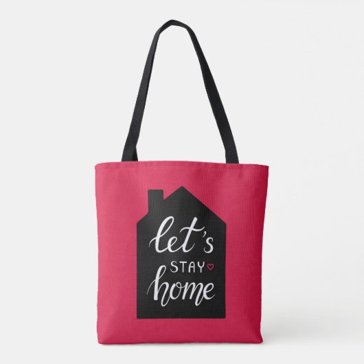 Bleibe Zuhause 2 Tasche (Rückseite)