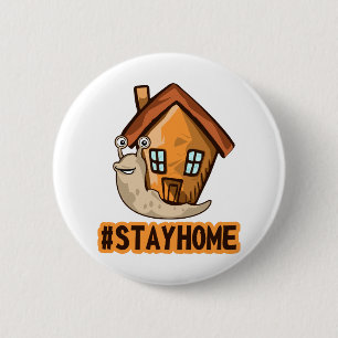 Bleibe Zuhause Button