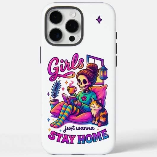 Bleibe Zuhause Case-Mate iPhone Hülle (Rückseite)