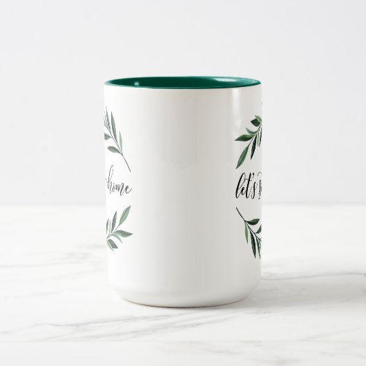 Bleibe Zuhause Coffee Tasse (Mittel)