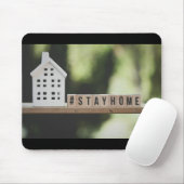 Bleibe Zuhause - Corona Virus Mousepad (Mit Mouse)