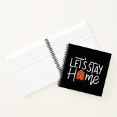 Bleibe Zuhause House Notizblock (Innenseite)
