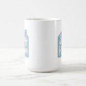 Bleibe Zuhause Kaffeetasse (Mittel)