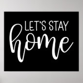 Bleibe Zuhause Poster (Vorne)