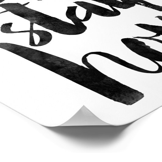 Bleibe Zuhause Poster (Ecke)