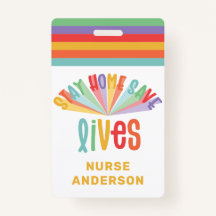 Bleibe Zuhause rette Leben Regenbogen farbiges Ges