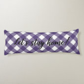 BLEIBE ZUHAUSE! SEITENSCHLÄFERKISSEN (Rückseite)