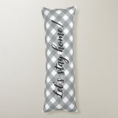 BLEIBE ZUHAUSE! SEITENSCHLÄFERKISSEN (Rückseite (Vertikal))