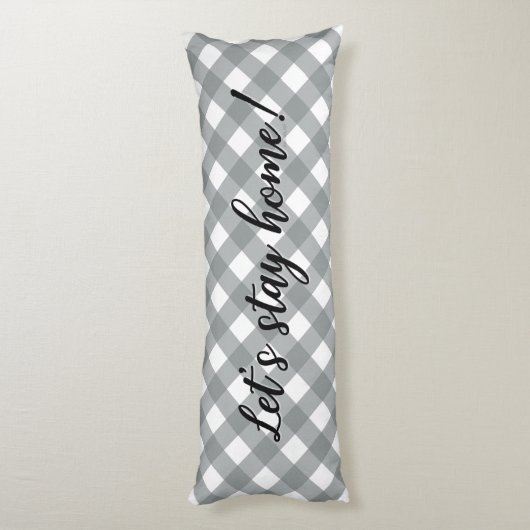 BLEIBE ZUHAUSE! SEITENSCHLÄFERKISSEN (Rückseite (Vertikal))