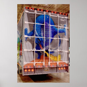 Bleibe zurück 500 Meter! Poster