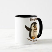 Bleibe zurück: Koffein hat nicht eingesteckt Tasse (VorderseiteRechts)