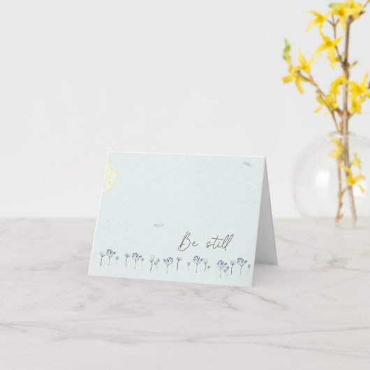 bleiben karte (Gelbe Blume)