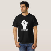 Bleiben mit Faust - in weiß T-Shirt (Vorne ganz)