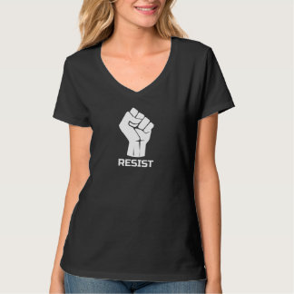 Bleiben mit Faust - in weiß T-Shirt